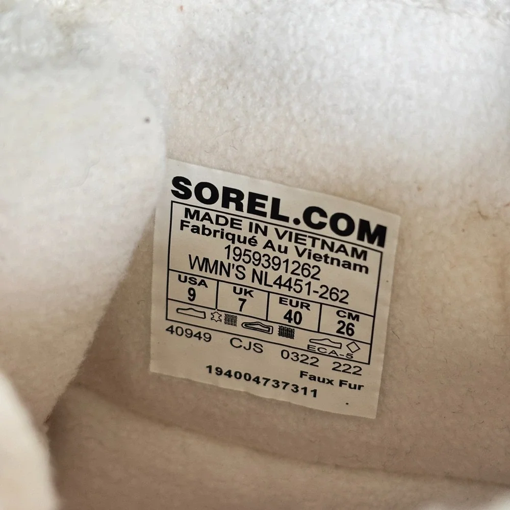 Sorel‎ Explorer II Carnival Cozy Boot Winter Waterproof Faux Fur Womens 9 NL4451